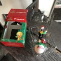 90s Vintage WB Daffy Duck Ornament W/BOX (R147)