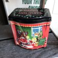 画像1: Vintage M&M's Tin Can Happy Holidays 1998 (R166)  (1)