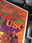 画像6: ROSE BOWL 1973 OSU vs USC Vintage Original Poster (R181) 