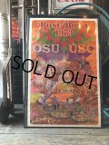 ROSE BOWL 1973 OSU vs USC Vintage Original Poster (R181) 