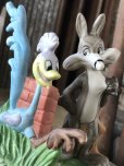 画像5: 70s Vintage Ceramic Figurine Road Runner & Wile E. Coyote SET (R195) 