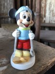 画像7: 70s Vintage Ceramic Figurine Mickey Mouse Ski (R196) 