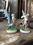 画像9: 70s Vintage Ceramic Figurine Road Runner & Wile E. Coyote SET (R195) 