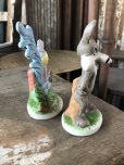 画像8: 70s Vintage Ceramic Figurine Road Runner & Wile E. Coyote SET (R195) 