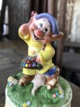 画像8: 80s Vintage Ceramic Figurine Disney Music Box Dopey (R199)