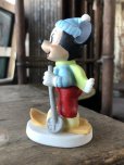 画像5: 70s Vintage Ceramic Figurine Mickey Mouse Ski (R196) 