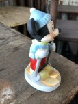 画像3: 70s Vintage Ceramic Figurine Mickey Mouse Ski (R196) 