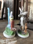 画像6: 70s Vintage Ceramic Figurine Road Runner & Wile E. Coyote SET (R195) 