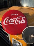 画像11: 50s Original DRINK Coca-Cola Porcelain Enamel Button Sign (R201) 