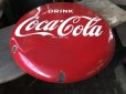 画像7: 50s Original DRINK Coca-Cola Porcelain Enamel Button Sign (R201) 