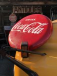 画像9: 50s Original DRINK Coca-Cola Porcelain Enamel Button Sign (R201) 