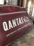 画像2: 60s Vintage Qantas V-Jet Passenger Airline Bag (R206)  (2)