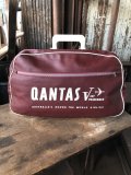 60s Vintage Qantas V-Jet Passenger Airline Bag (R206) 