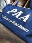 画像3: 50s Vintage PAA Pan American World Airways PAN AM Airline Bag (R205) 