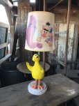 画像1: 70s Vintage Sesame Street Big Bird Kids Room Nursery Lamp (R224) (1)