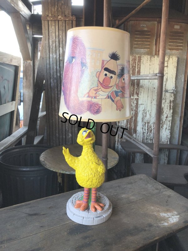 画像1: 70s Vintage Sesame Street Big Bird Kids Room Nursery Lamp (R224)