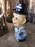 画像2: 70s Vintage Charlie McCarthy Jim Beam Decanter (R223) (2)