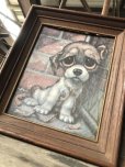 画像8: 60s GIG Vintage Big Eye Pity Puppy Art (R228)