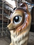 画像7: 60s GIG Vintage Big Eye Dog Ceramic Statue (R225)