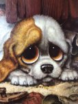 画像8: 60s GIG Vintage Big Eye  Pity Puppy Art (R227)