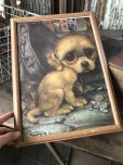 画像11: 60s GIG Vintage Big Eye Pity Puppy Art (R230)