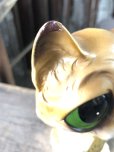 画像7: 60s GIG Vintage Big Eye Kitty Cat Ceramic Statue (R226)