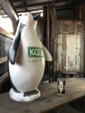 Vintage Advertising KOOL Tobacco Cigarettes Store Display Willie the Penguin Statue (R232)