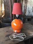 画像4: Vintage Mid-Century Hippie Smiley Happy Face Ceramic Table Lamp (R233)