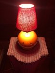 画像10: Vintage Mid-Century Hippie Smiley Happy Face Ceramic Table Lamp (R233)