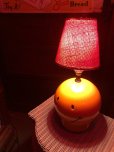 画像13: Vintage Mid-Century Hippie Smiley Happy Face Ceramic Table Lamp (R233)