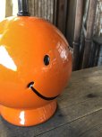 画像8: Vintage Mid-Century Hippie Smiley Happy Face Ceramic Table Lamp (R233)