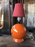 画像5: Vintage Mid-Century Hippie Smiley Happy Face Ceramic Table Lamp (R233)