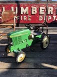 画像1: Vintage Ertl JOHN DEERE TRACTOR Pedal Car Kids Ride On 7600 (R235) (1)