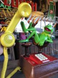 画像1: 80s Vintage The Muppets Show KERMIT THE FROG Phone (R237) (1)