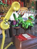 80s Vintage The Muppets Show KERMIT THE FROG Phone (R237)