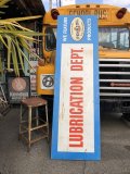 【店舗引き取り限定】 Vintage Pennzoil Oil Safe Lubrication Huge Store Display Sign (R238)