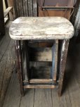 画像11: Antique Wooden Ladder Step Stool (R240)