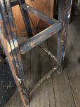 画像15: Antique Wooden Ladder Step Stool (R240)