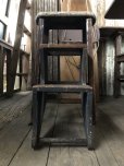 画像5: Antique Wooden Ladder Step Stool (R240)