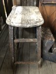 画像20: Antique Wooden Ladder Step Stool (R240)