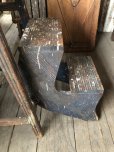 画像19: Antique Wooden Ladder Step Stool (R240)