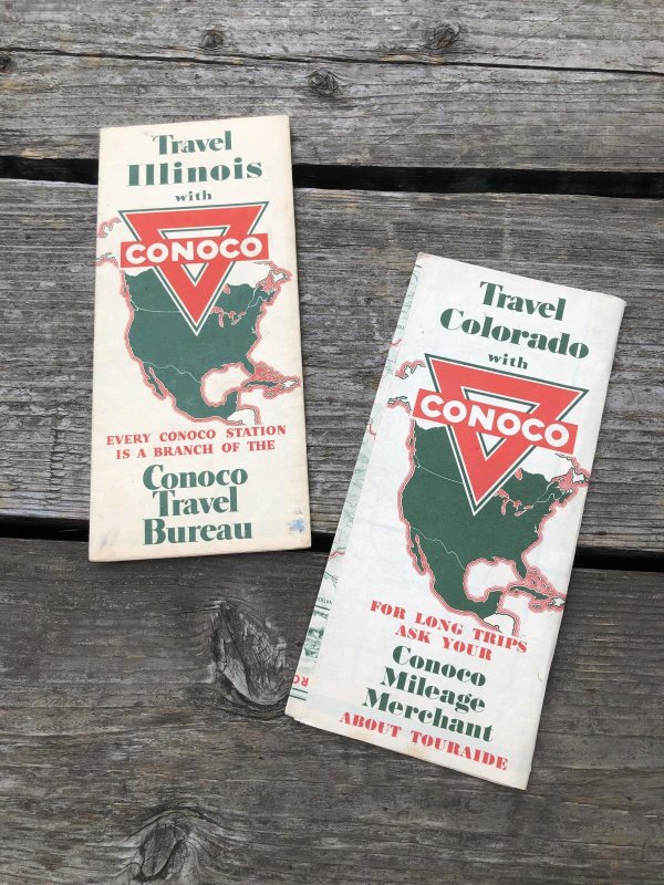 画像1: Vintage Road Map CONOCO (R250) 