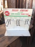 Vintage AC Spark Plugs AC Lawn Mower Spark Plugs Store Counter Display (R255)