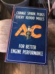 画像22: Vintage AC Spark Plugs Metal Advertising Cabinet Display Case Sign (R257)