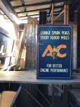 画像30: Vintage AC Spark Plugs Metal Advertising Cabinet Display Case Sign (R257)