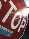 画像8: Vintage Road Street Sign STOP (R270)