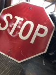 画像8: Vintage Road Street Sign STOP (R271)