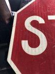 画像6: Vintage Road Street Sign STOP (R269)