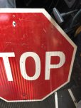 画像3: Vintage Road Street Sign STOP (R269)