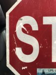 画像7: Vintage Road Street Sign STOP (R270)